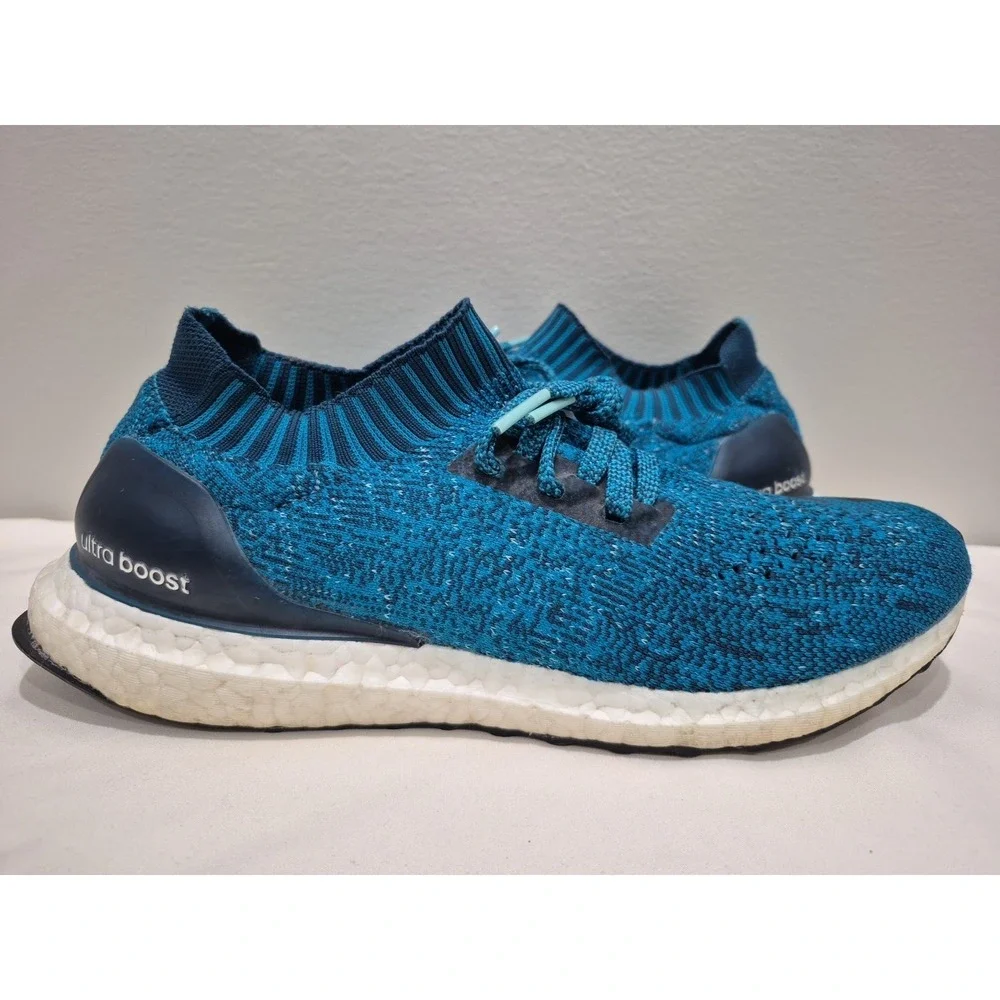 Adidas UltraBoost‎ Uncaged Blue Athletic Running Sneakers Shoes BY2555 Men's 9.5